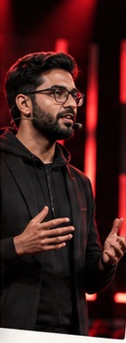 Illustrative speaker preview — lineup not yet announced