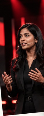 Illustrative speaker preview — lineup not yet announced